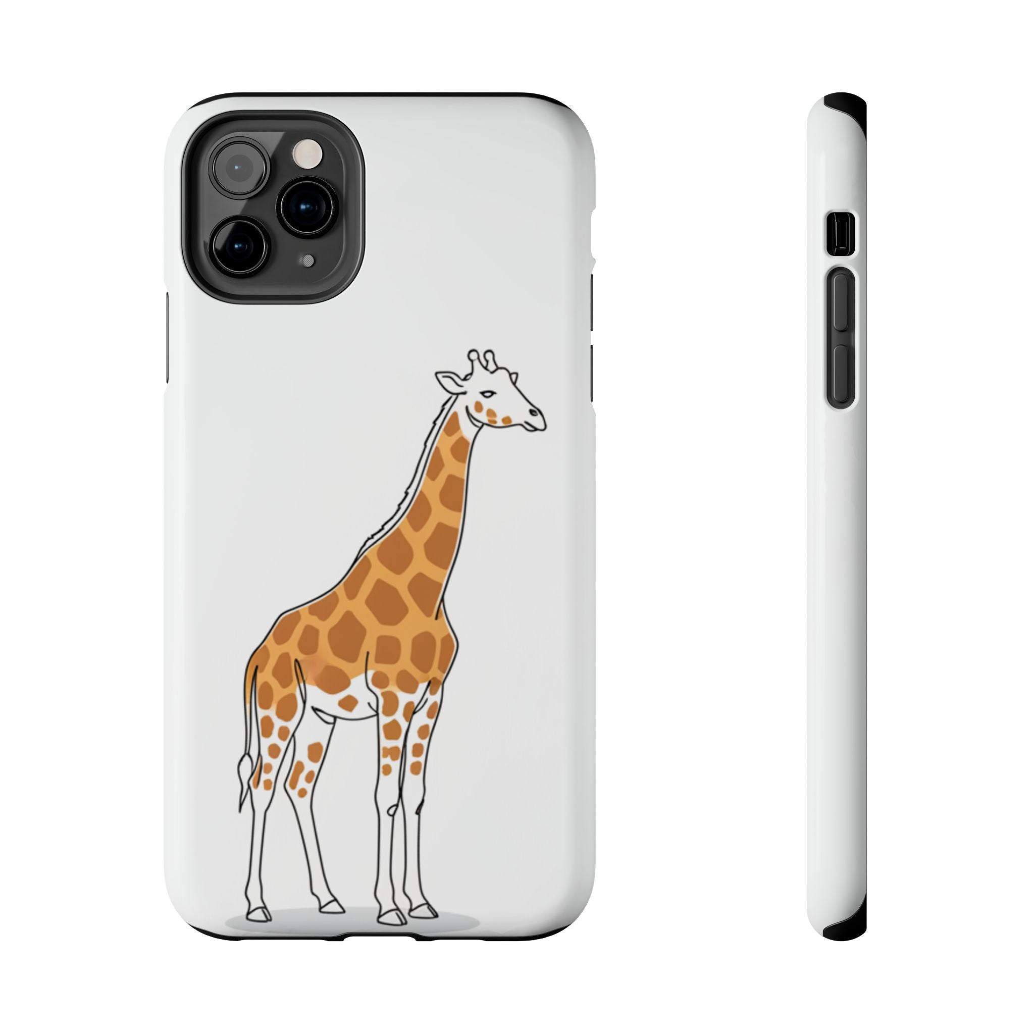 Giraffe Tough Phone Case — Cute Safari Animal Protective Cover