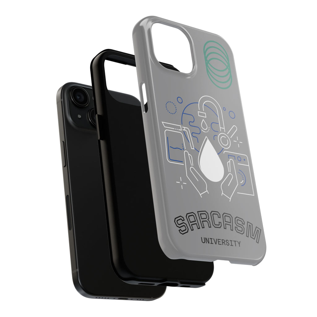 Sarcasm University Tough Phone Case — Scientific Lab Drop Design