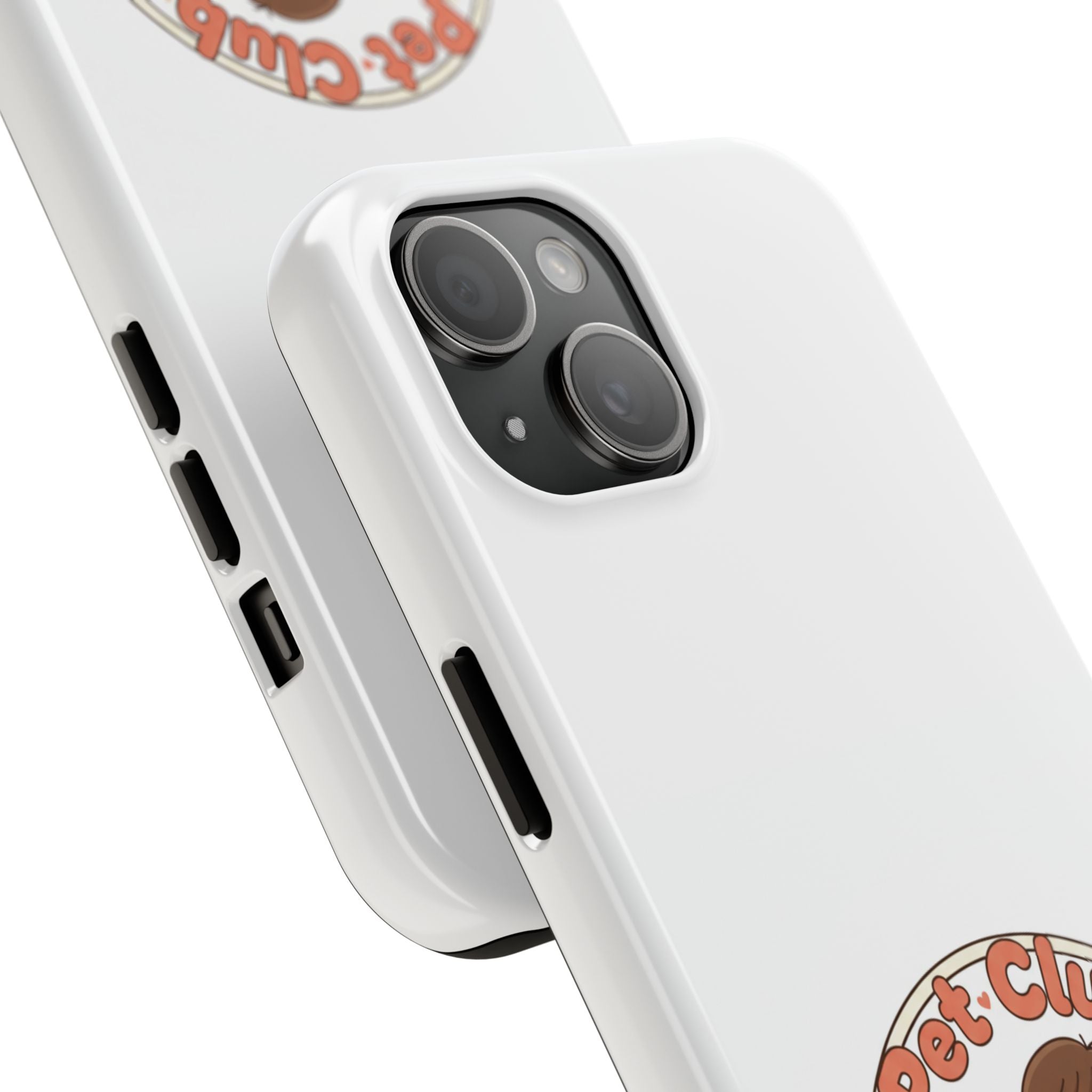 Pet Club Tough Phone Case — Cute Boy & Cat Illustration, "Togetherness" Design