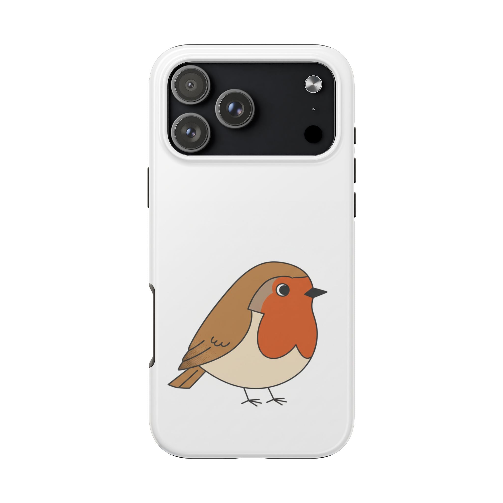 Cute Robin Tough Phone Case — Protective Bird iPhone Case