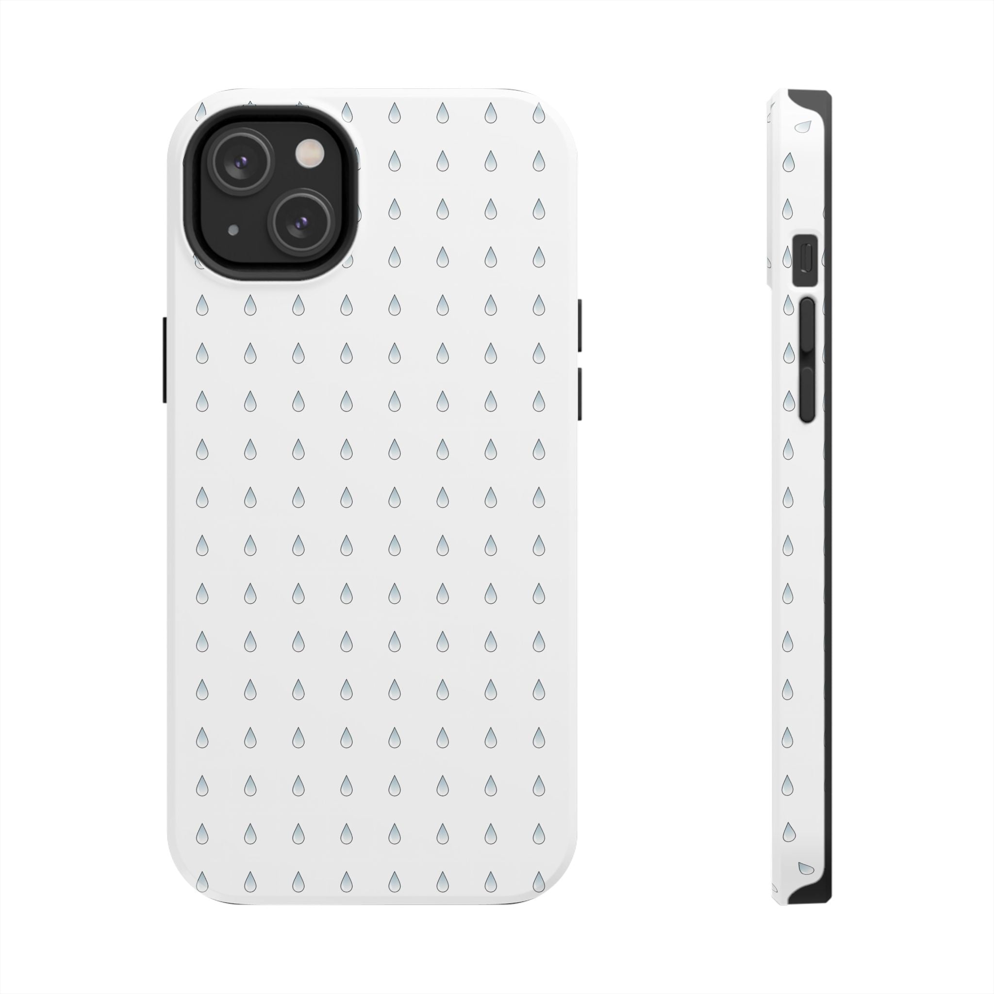 Tough Phone Case — Minimal Raindrop Protective Cover