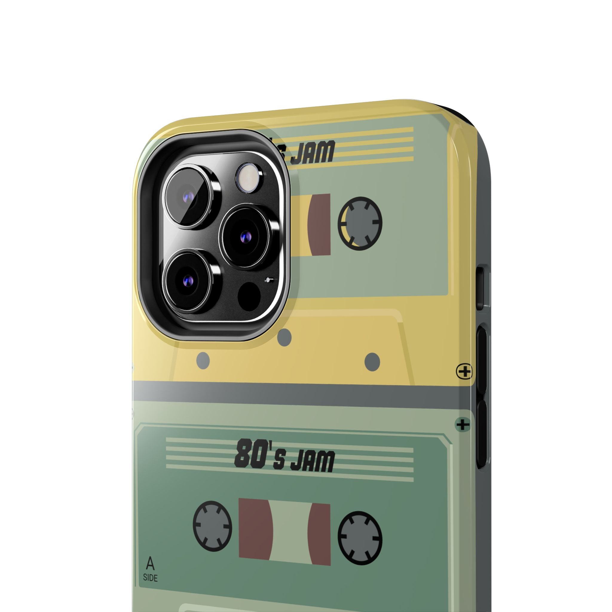 Retro 80s Cassette Tough Phone Case — "80's Jam" Vintage Tape Design