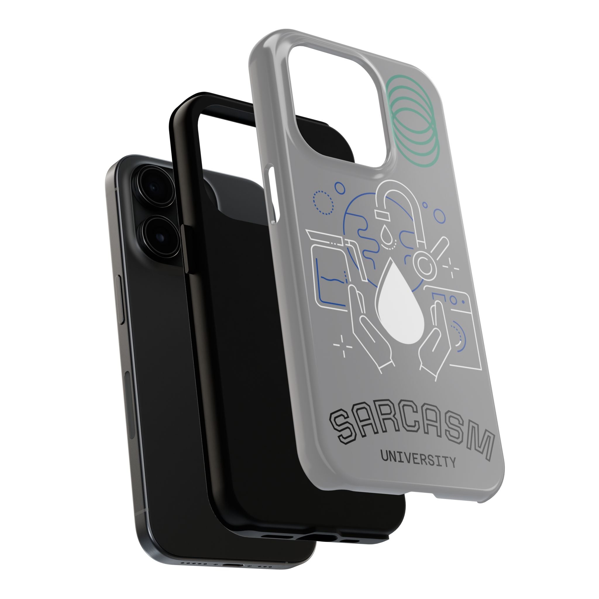 Sarcasm University Tough Phone Case — Scientific Lab Drop Design