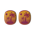 AirPods Max Shell Case — Retro Sunset Palm Tree Design