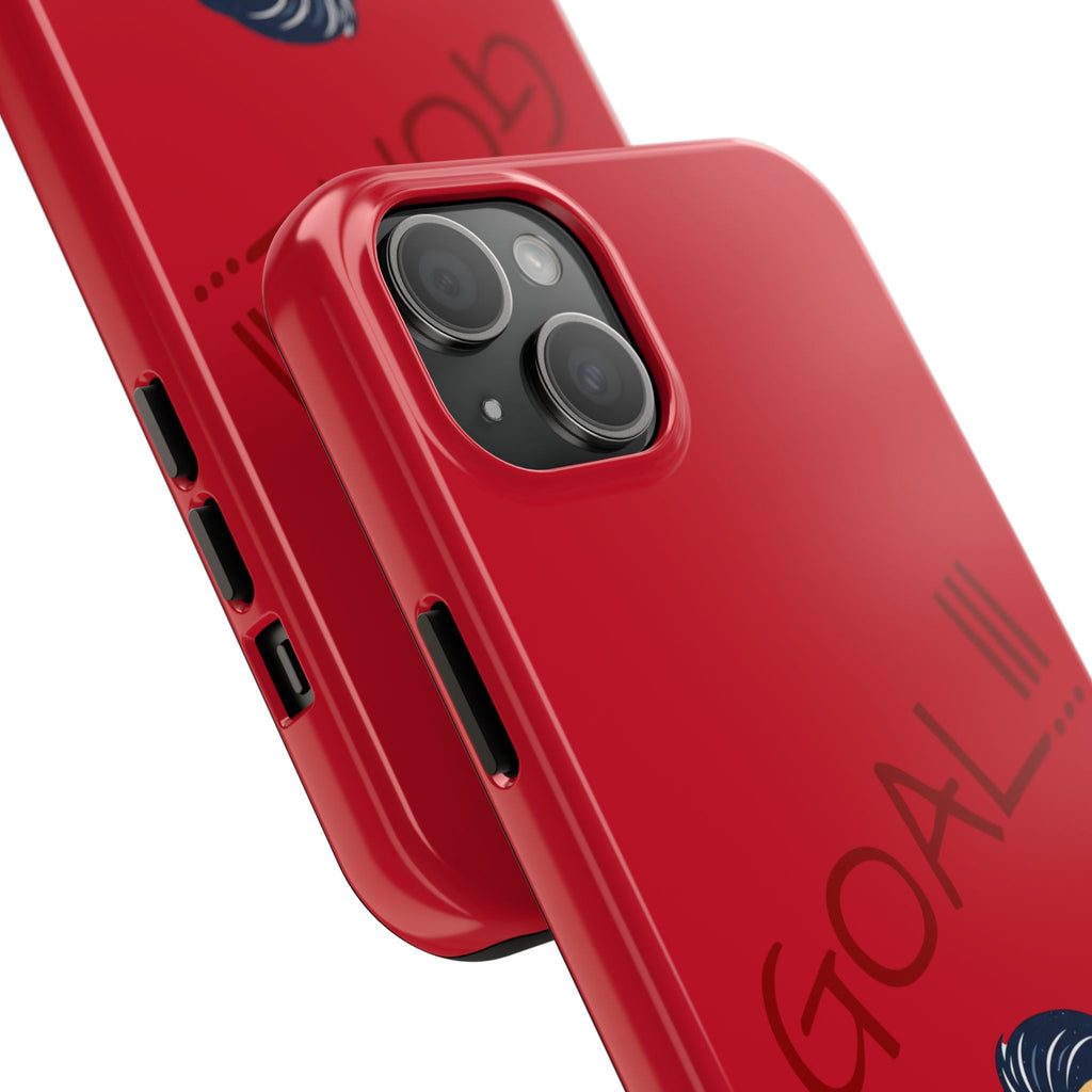 Phone Case — 'GOAL!!!' Cartoon Soccer Player Tough Protective Case
