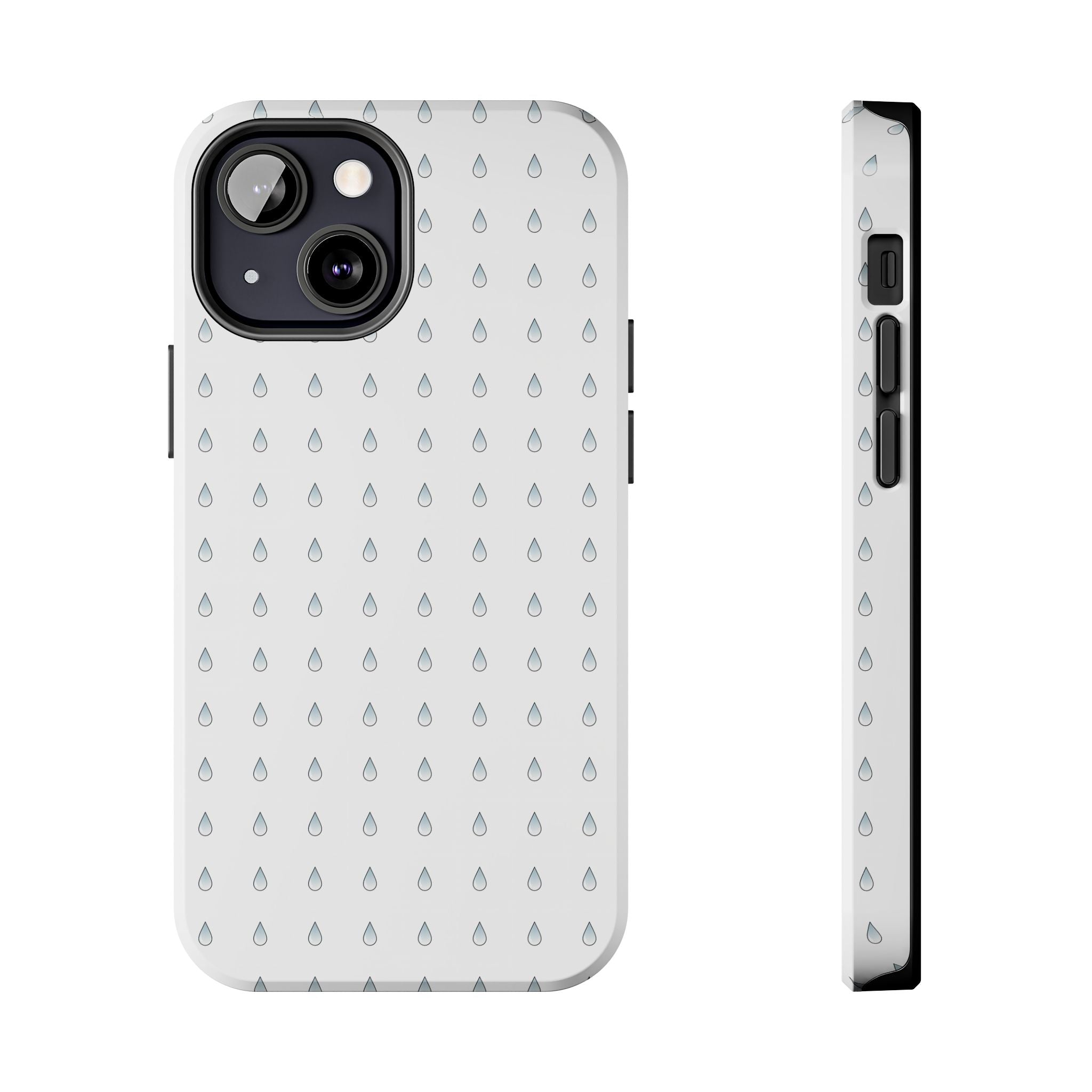 Tough Phone Case — Minimal Raindrop Protective Cover