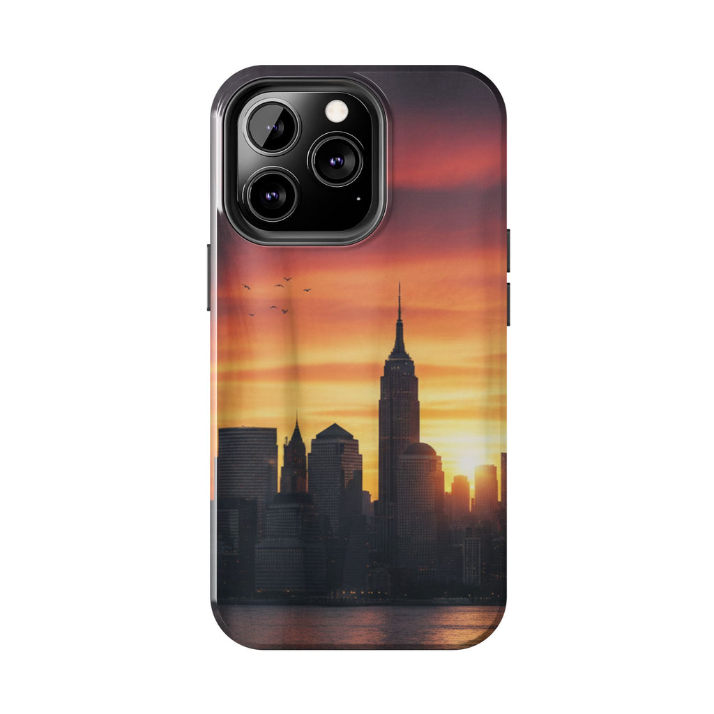 Tough Phone Case — NYC Skyline Sunset Protective Cover
