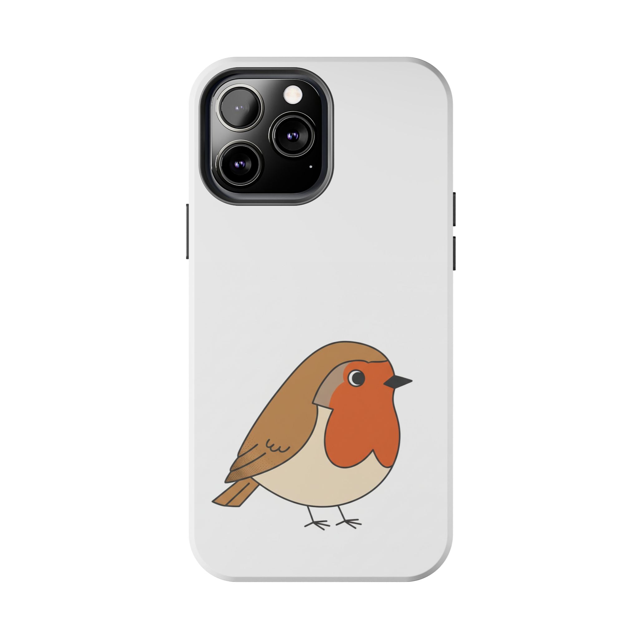 Cute Robin Tough Phone Case — Protective Bird iPhone Case