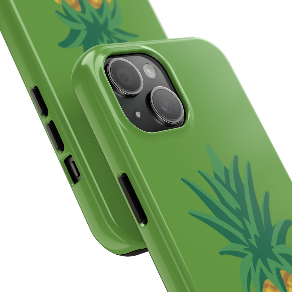 Pineapple Tough Phone Case — Tropical Green Protective Phone Cover