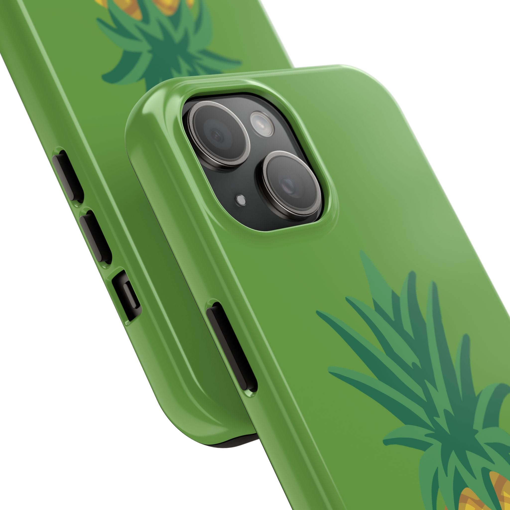 Pineapple Tough Phone Case — Tropical Green Protective Phone Cover