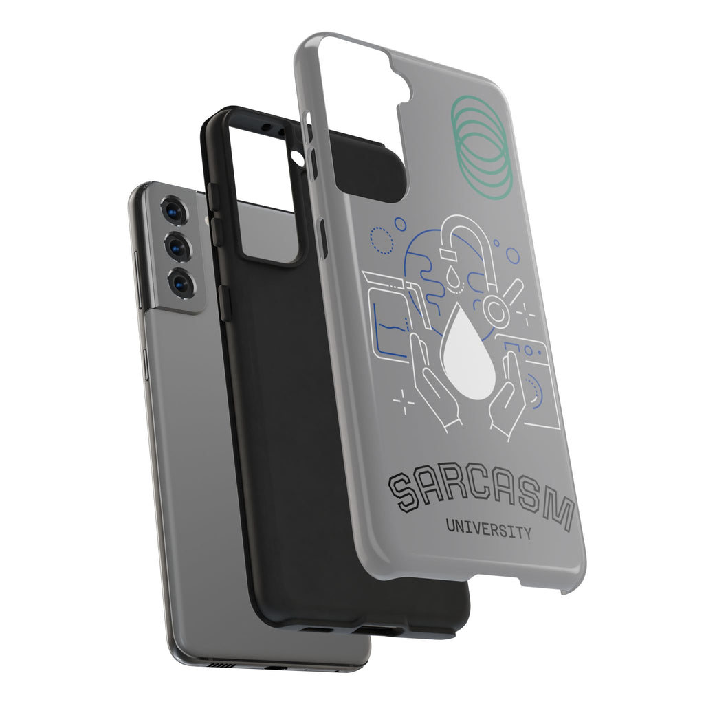 Sarcasm University Tough Phone Case — Scientific Lab Drop Design