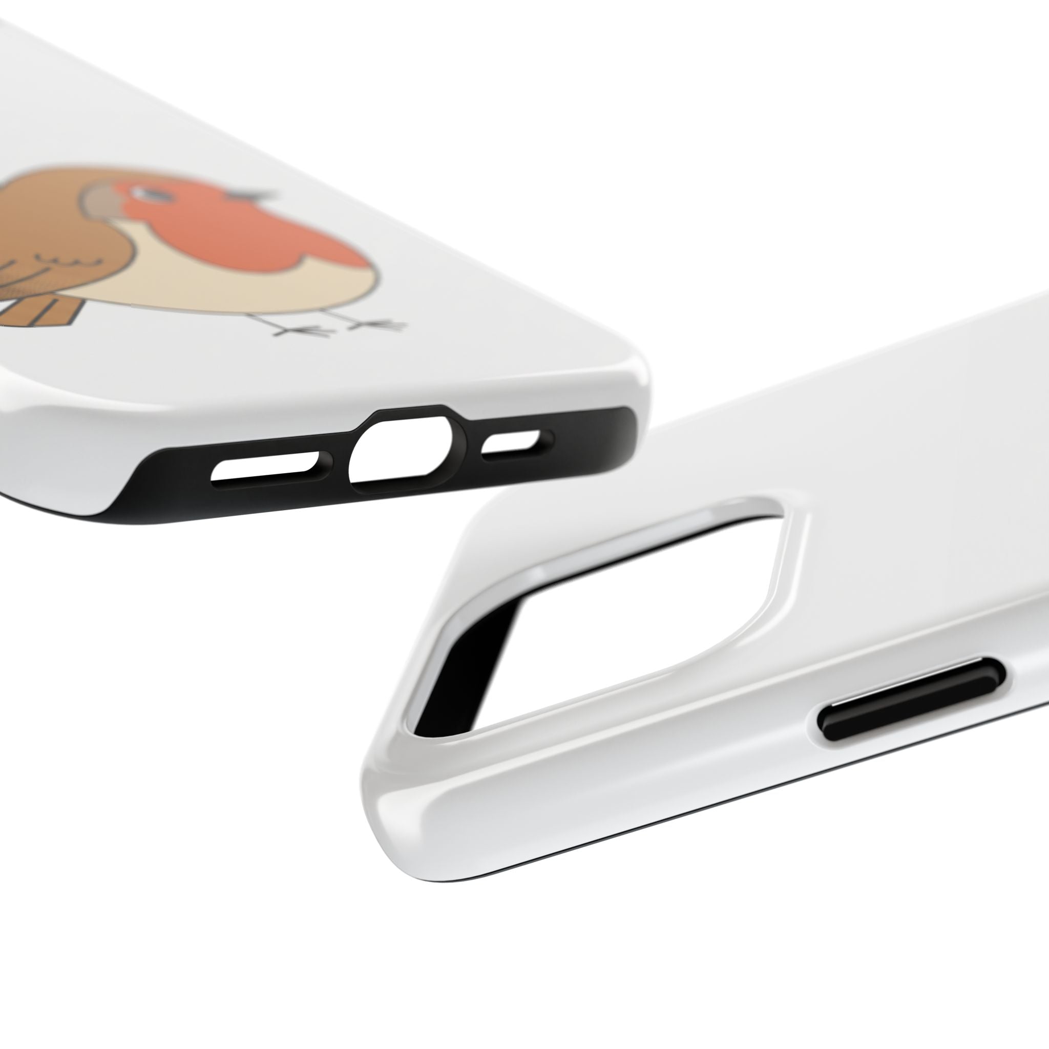 Cute Robin Tough Phone Case — Protective Bird iPhone Case