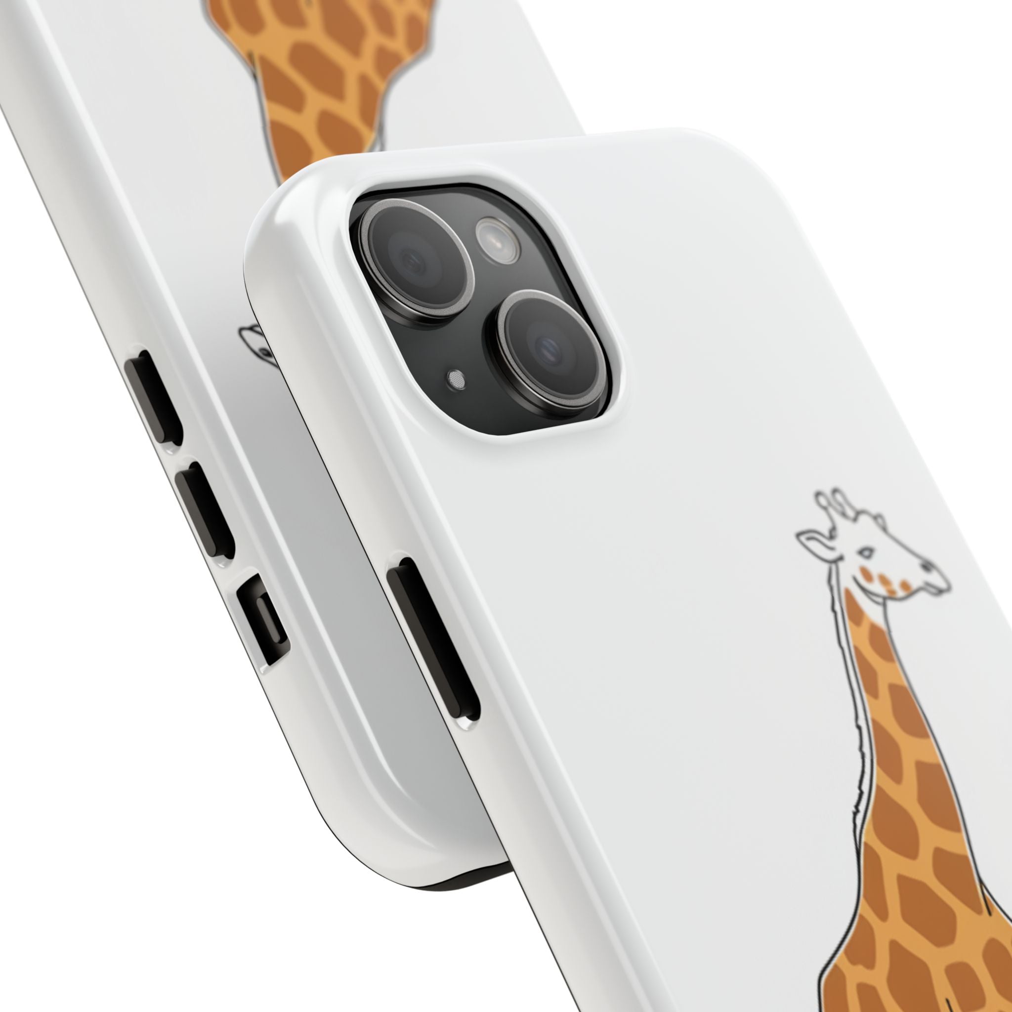 Giraffe Tough Phone Case — Cute Safari Animal Protective Cover