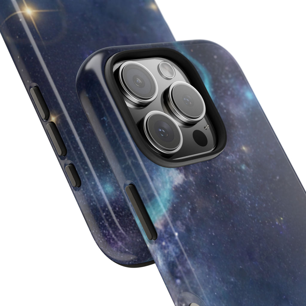 Galaxy Night Sky Tough Phone Case — Starry Landscape Protective Phone Cover