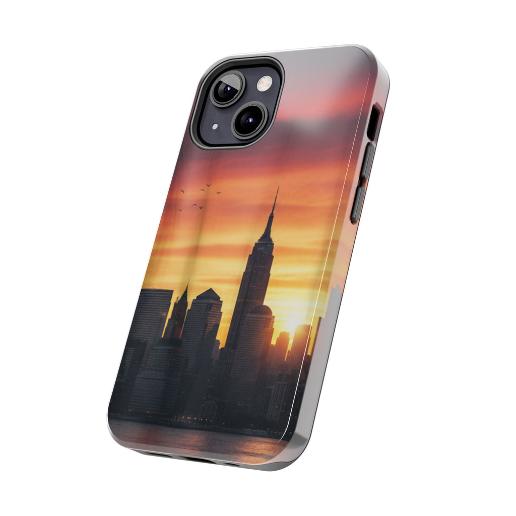 Tough Phone Case — NYC Skyline Sunset Protective Cover