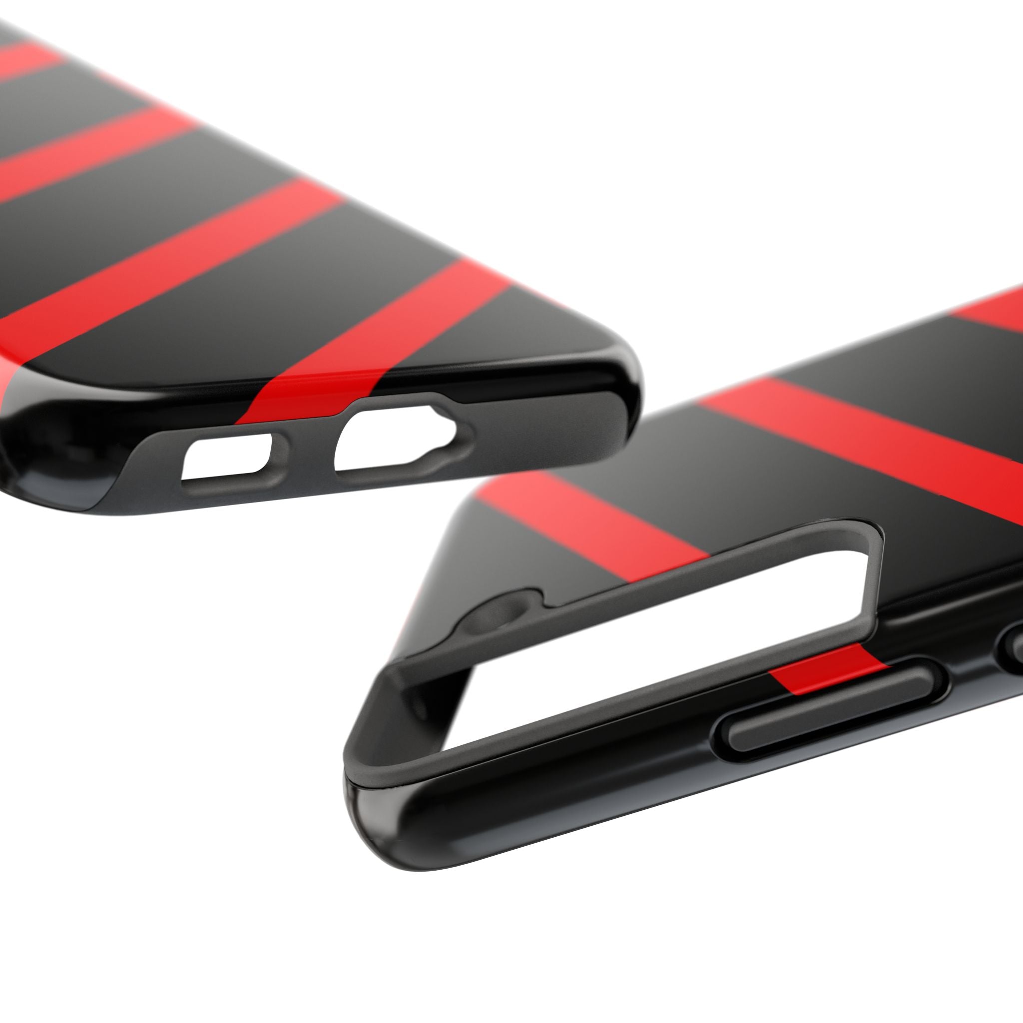 Copy of Tough Phone Case — Blue Diagonal Stripe Shockproof Cover
