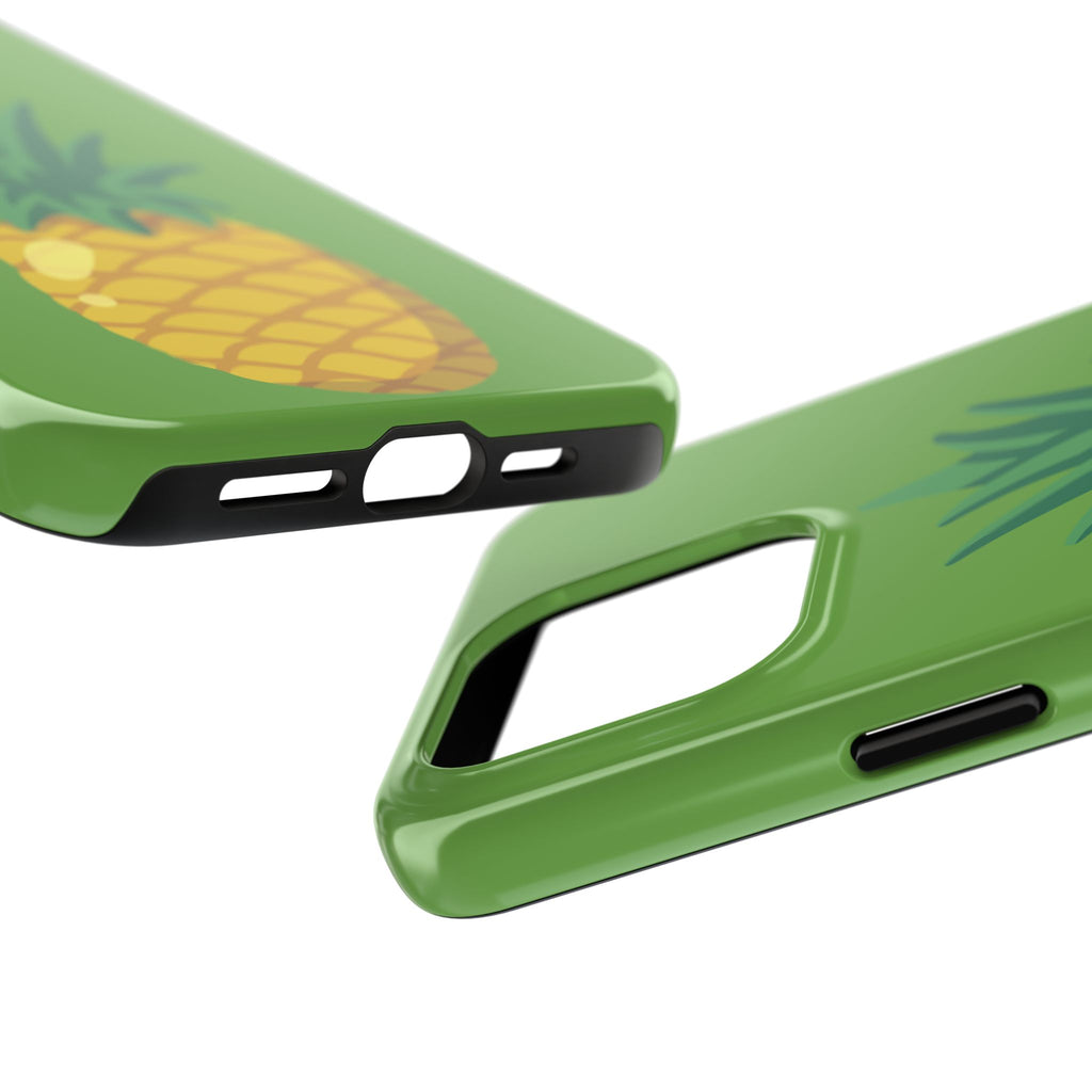 Pineapple Tough Phone Case — Tropical Green Protective Phone Cover