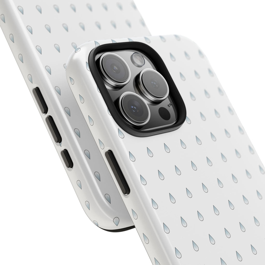 Tough Phone Case — Minimal Raindrop Protective Cover