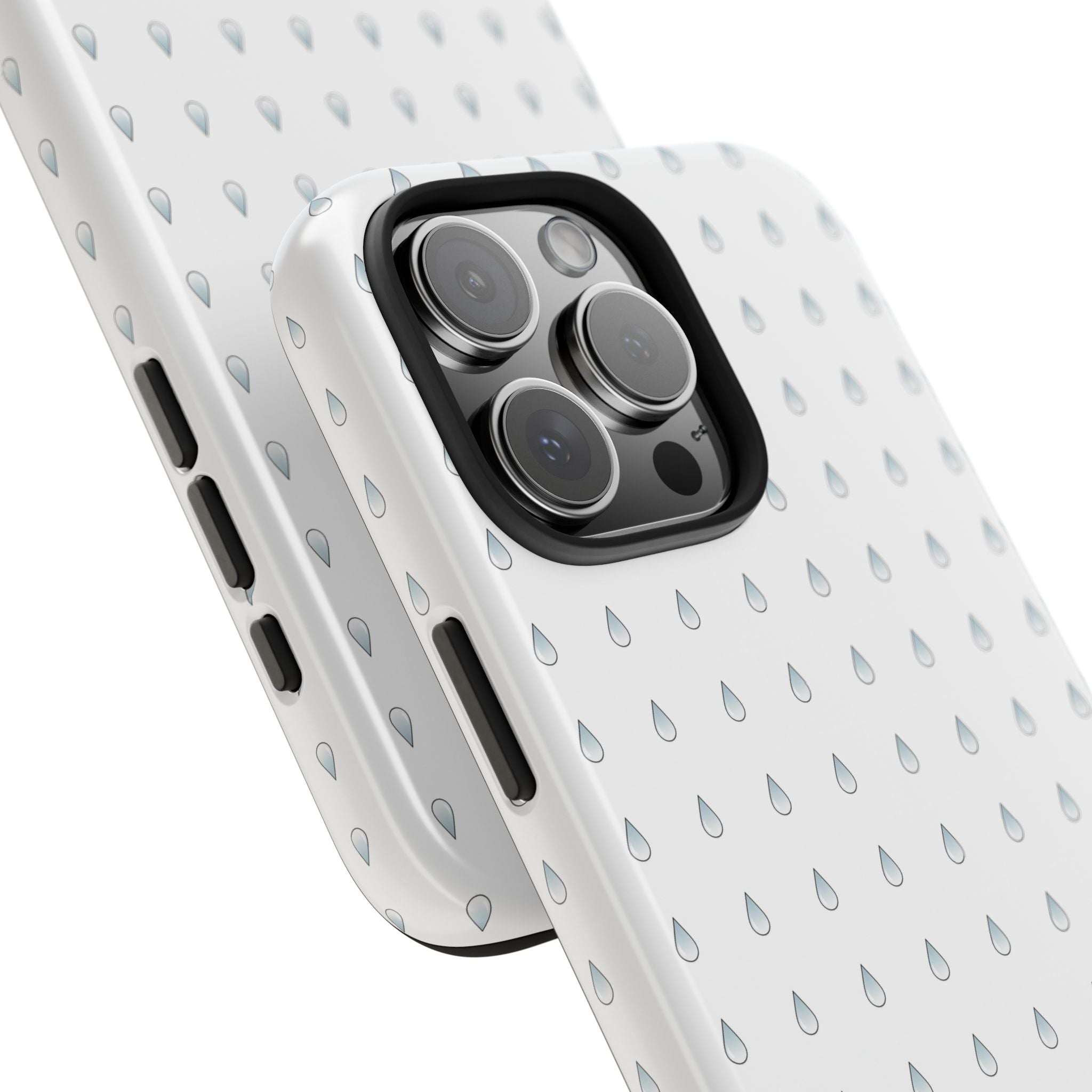 Tough Phone Case — Minimal Raindrop Protective Cover