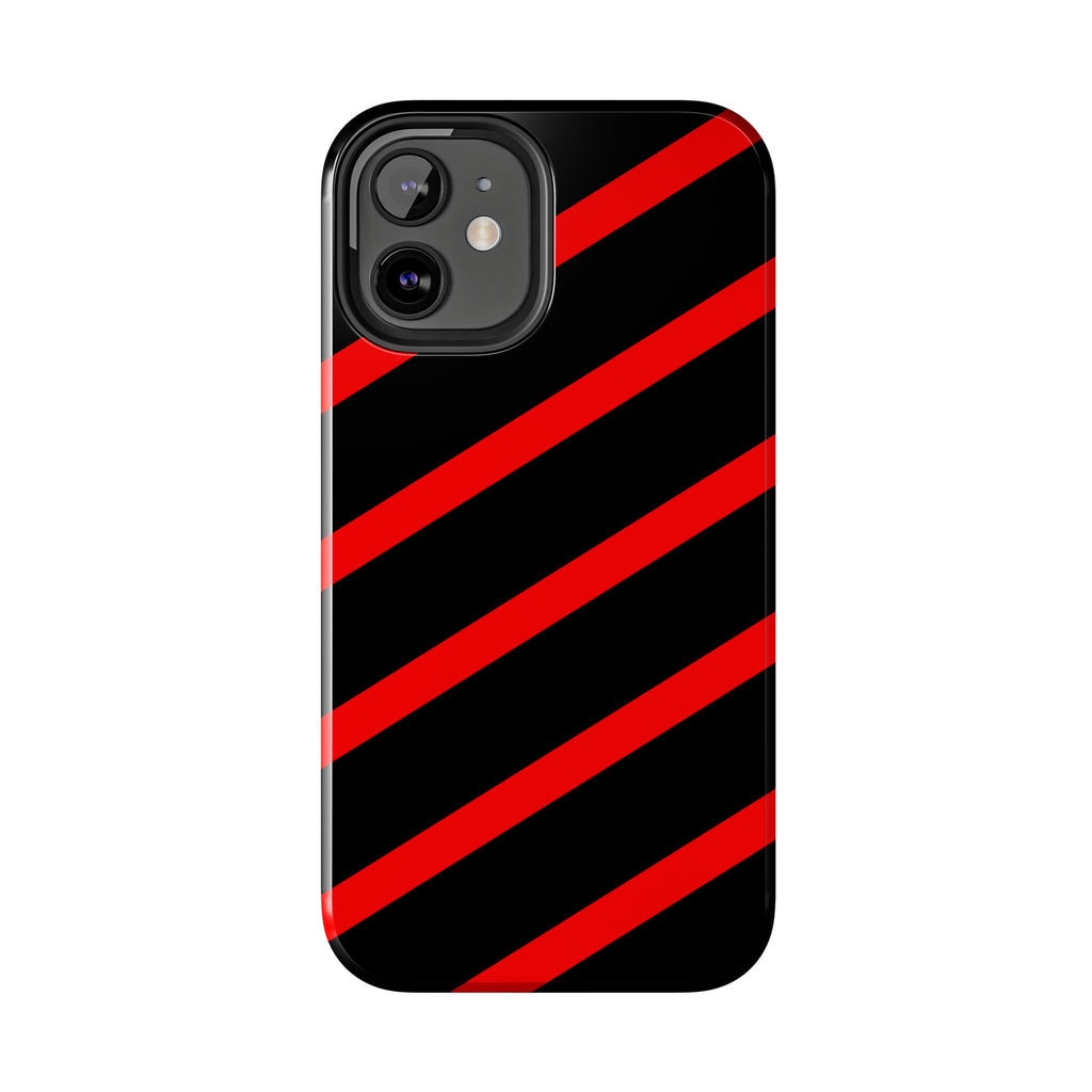 Copy of Tough Phone Case — Blue Diagonal Stripe Shockproof Cover