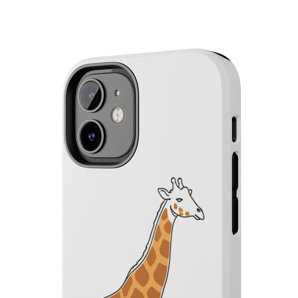 Giraffe Tough Phone Case — Cute Safari Animal Protective Cover