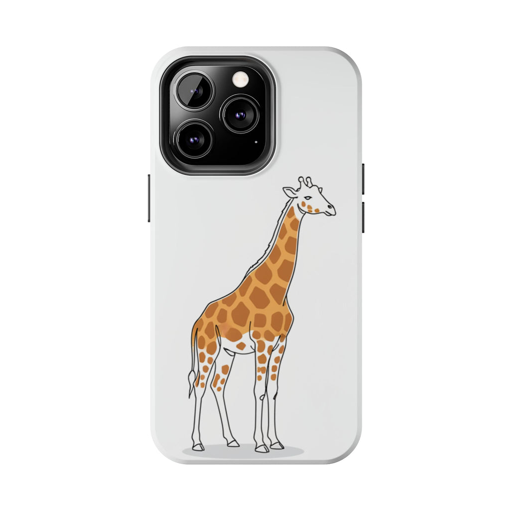 Giraffe Tough Phone Case — Cute Safari Animal Protective Cover