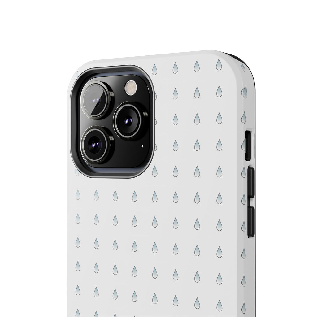 Tough Phone Case — Minimal Raindrop Protective Cover