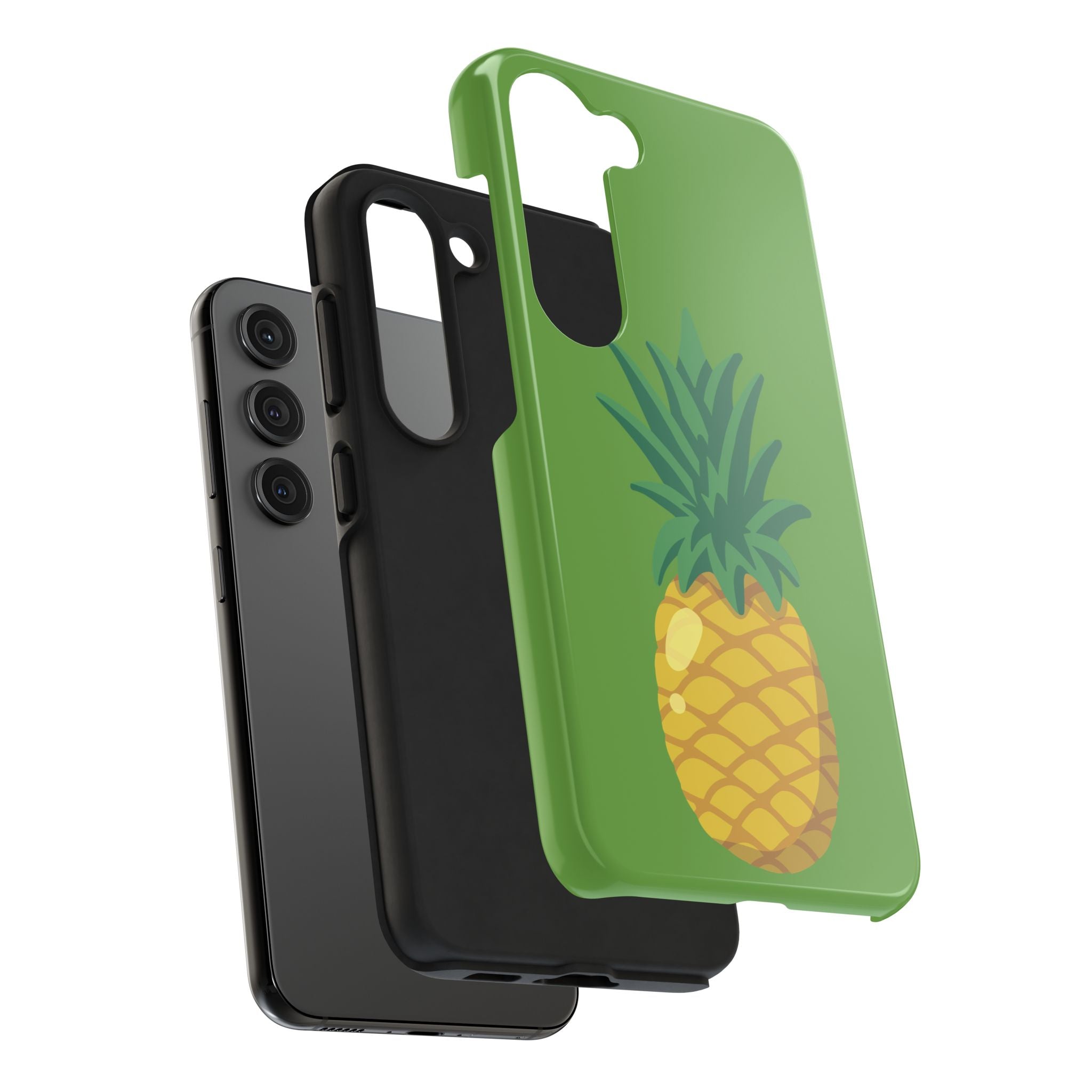 Pineapple Tough Phone Case — Tropical Green Protective Phone Cover