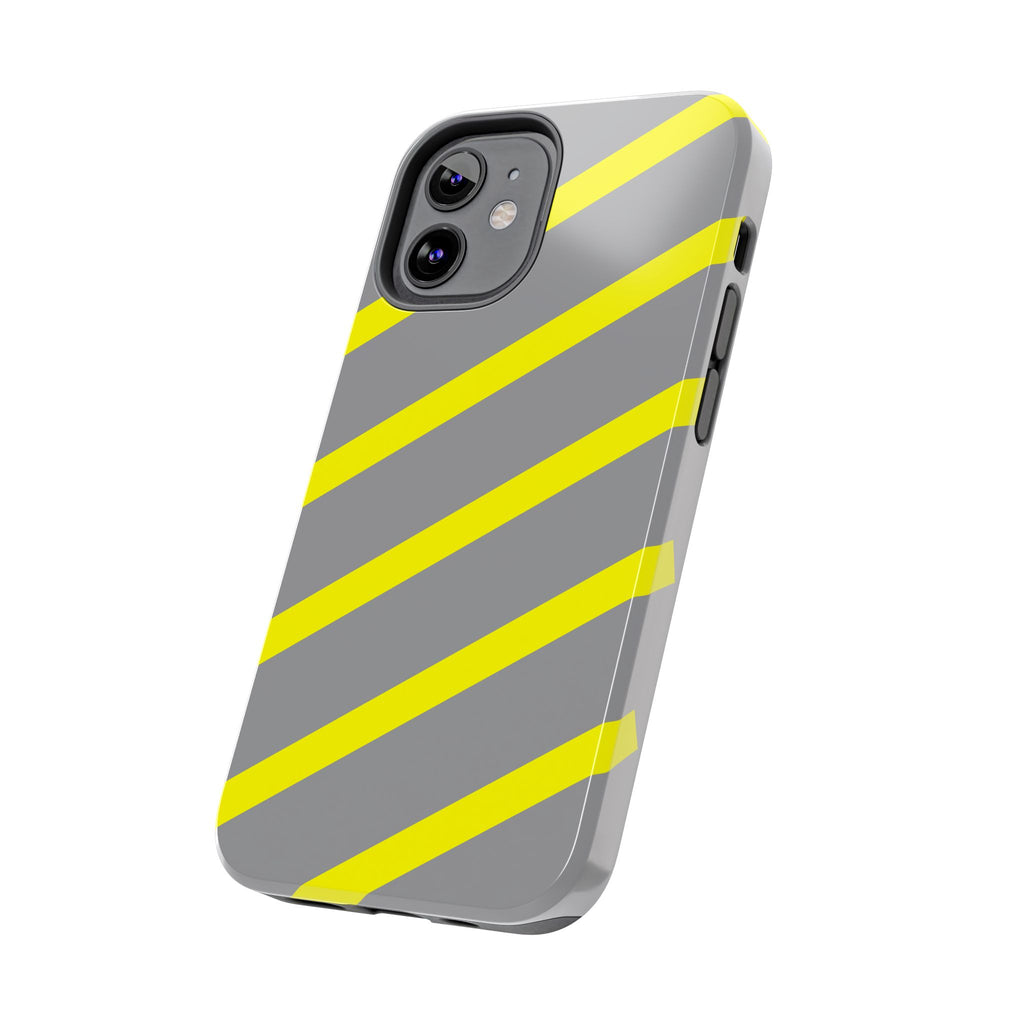Copy of Tough Phone Case — Blue Diagonal Stripe Shockproof Cover