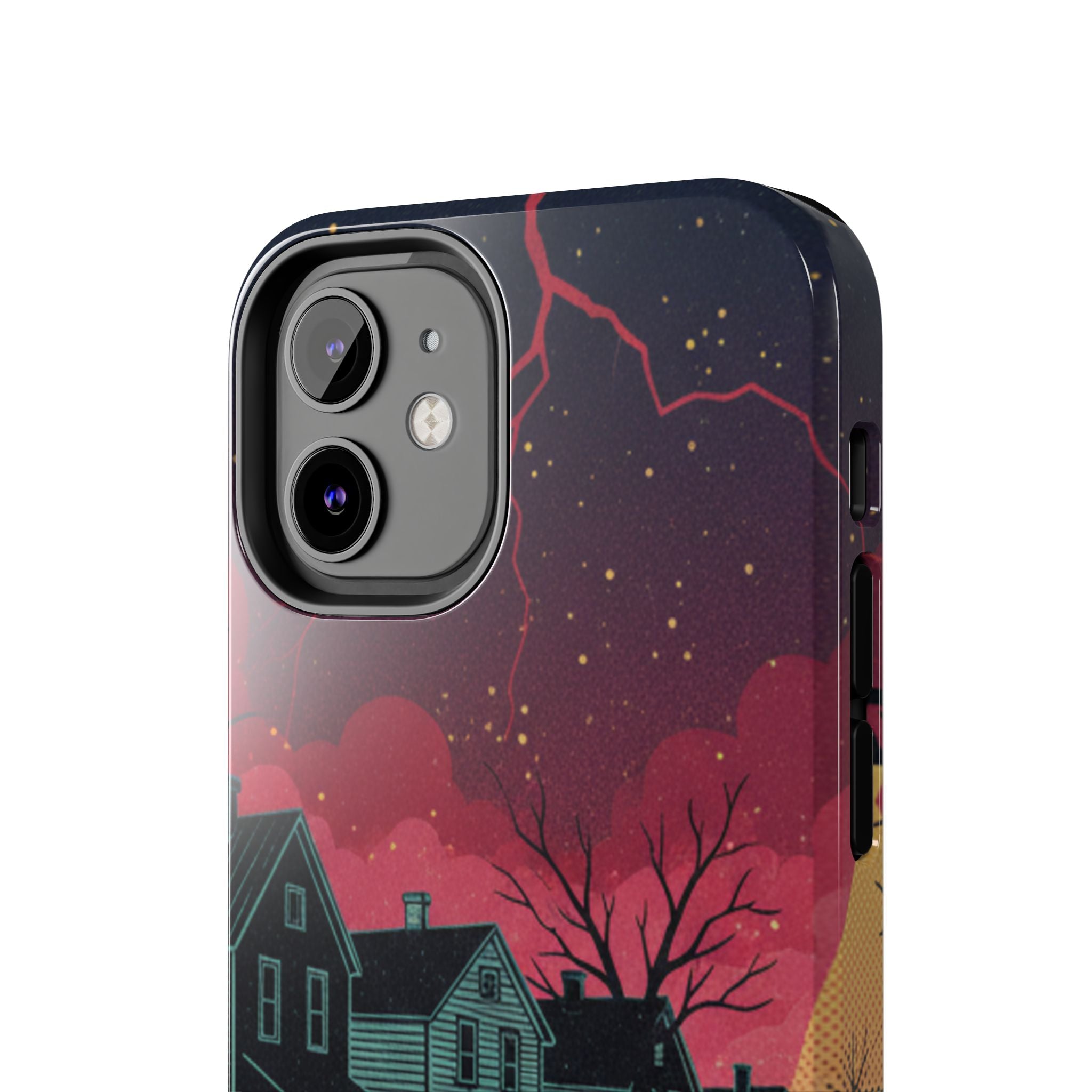 Tough Phone Case — Nostalgic Night Bike Ride Sky Design