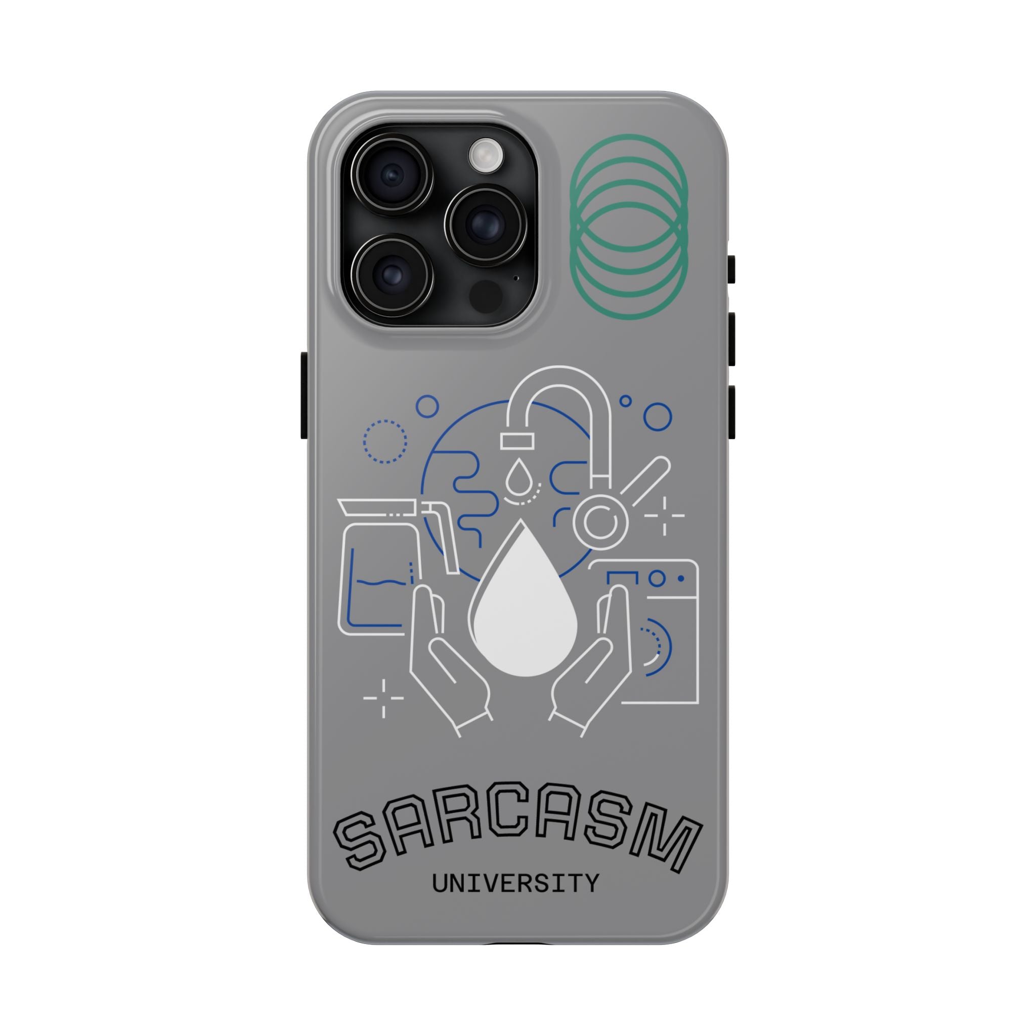 Sarcasm University Tough Phone Case — Scientific Lab Drop Design
