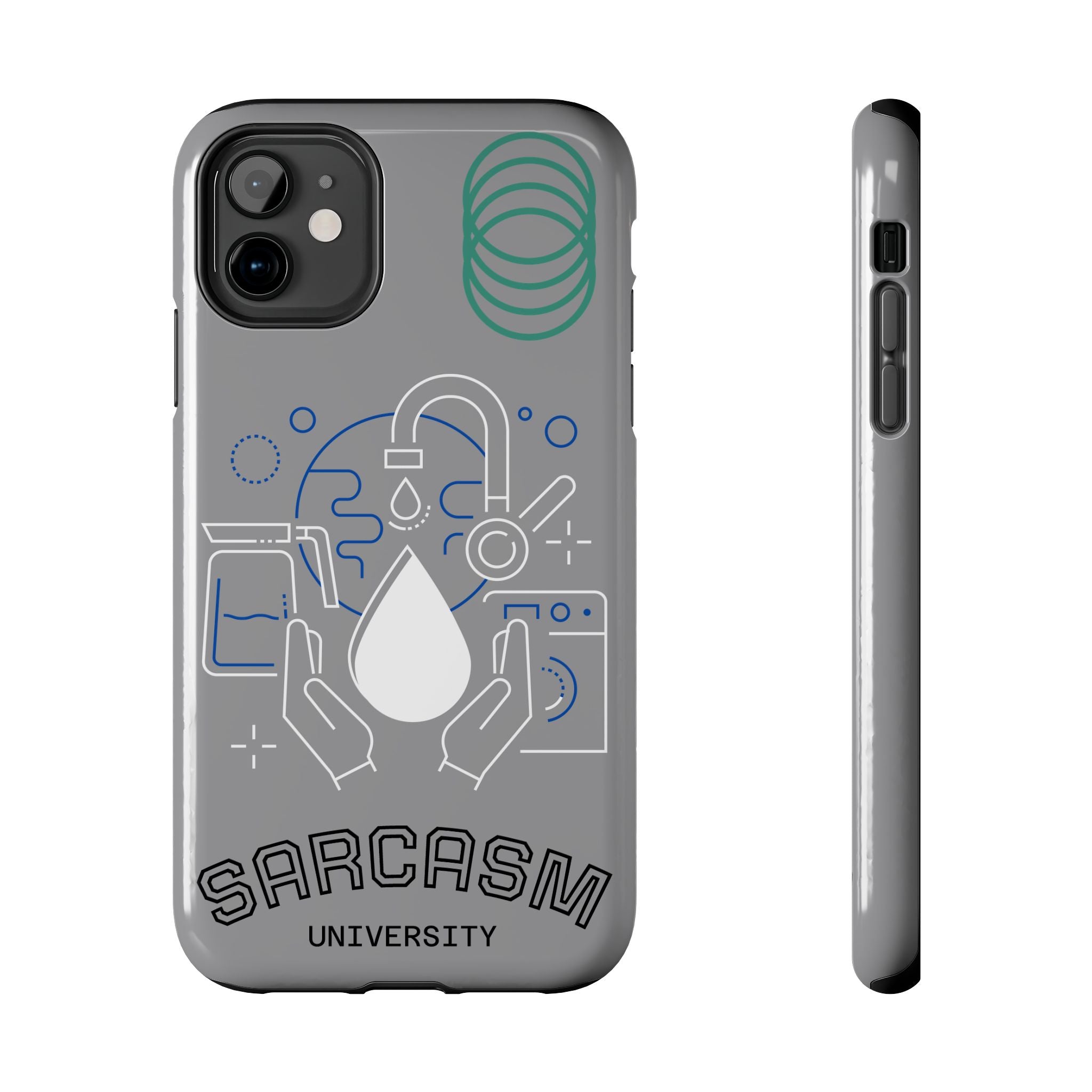 Sarcasm University Tough Phone Case — Scientific Lab Drop Design