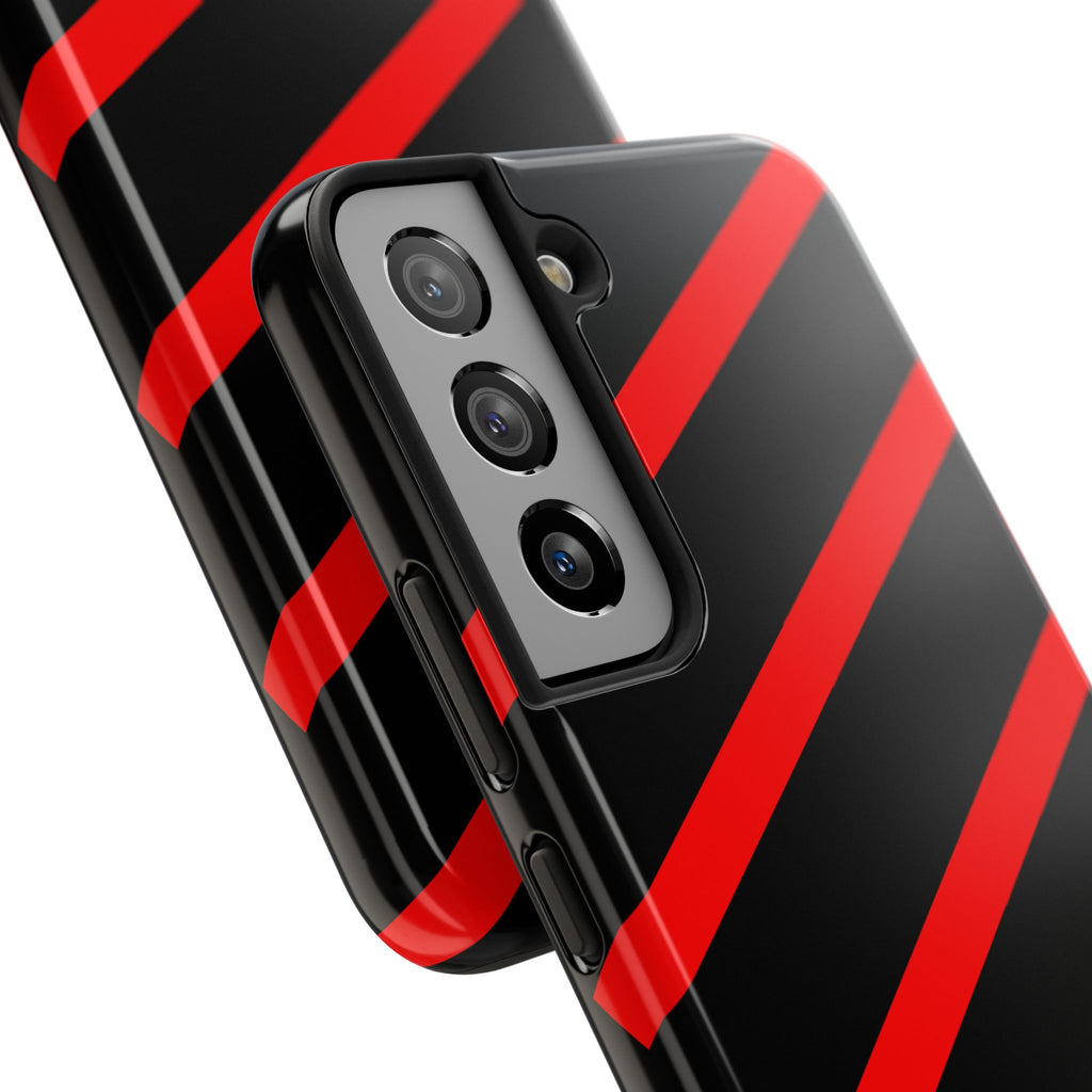 Copy of Tough Phone Case — Blue Diagonal Stripe Shockproof Cover