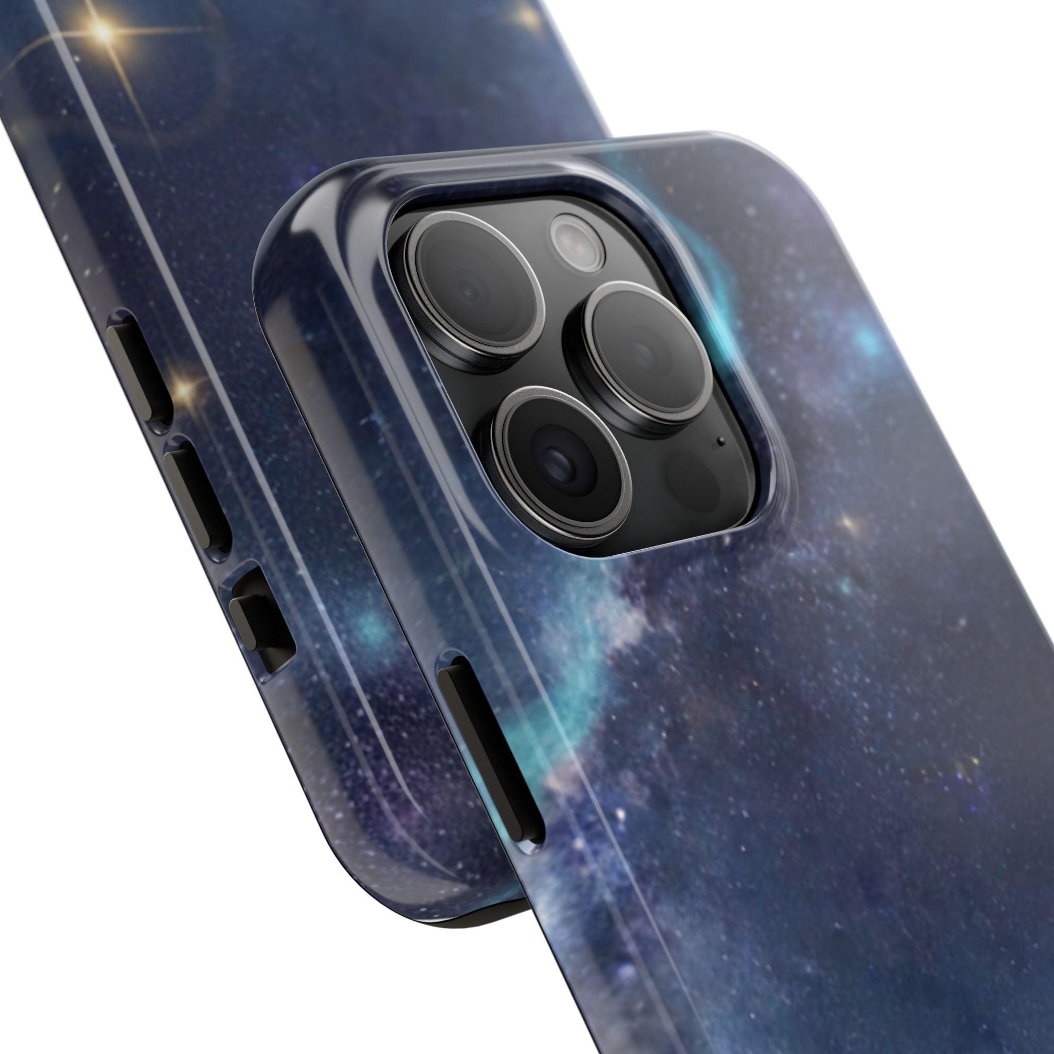 Galaxy Night Sky Tough Phone Case — Starry Landscape Protective Phone Cover