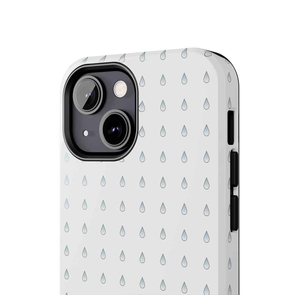 Tough Phone Case — Minimal Raindrop Protective Cover