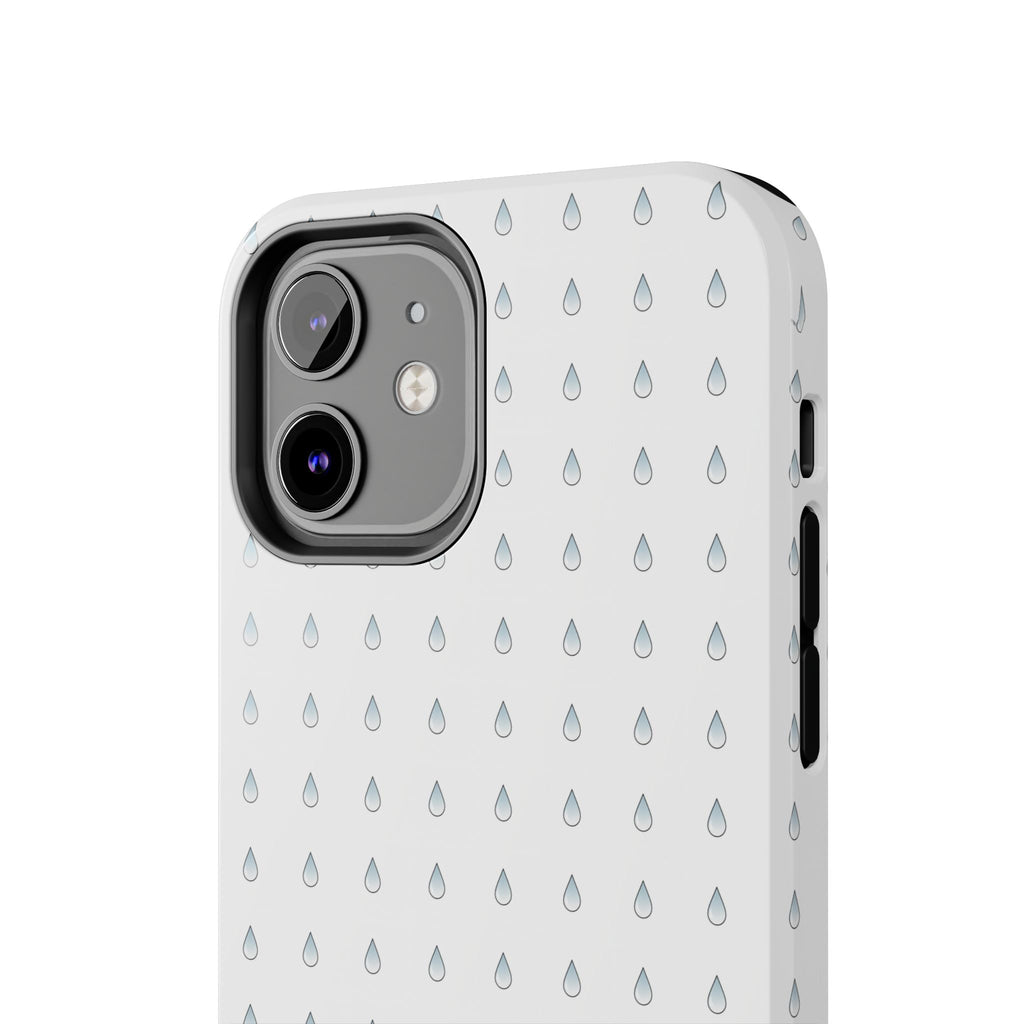 Tough Phone Case — Minimal Raindrop Protective Cover