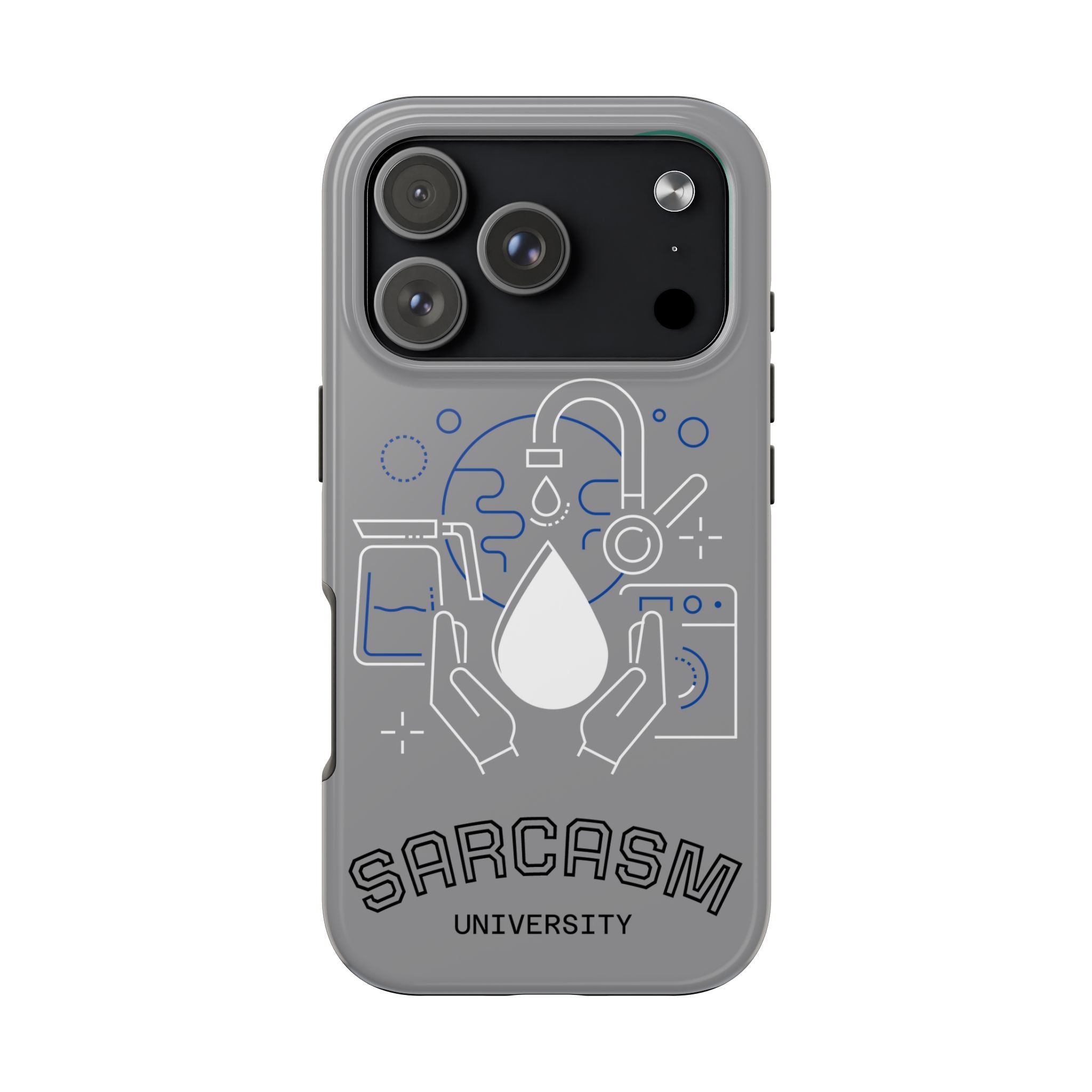 Sarcasm University Tough Phone Case — Scientific Lab Drop Design