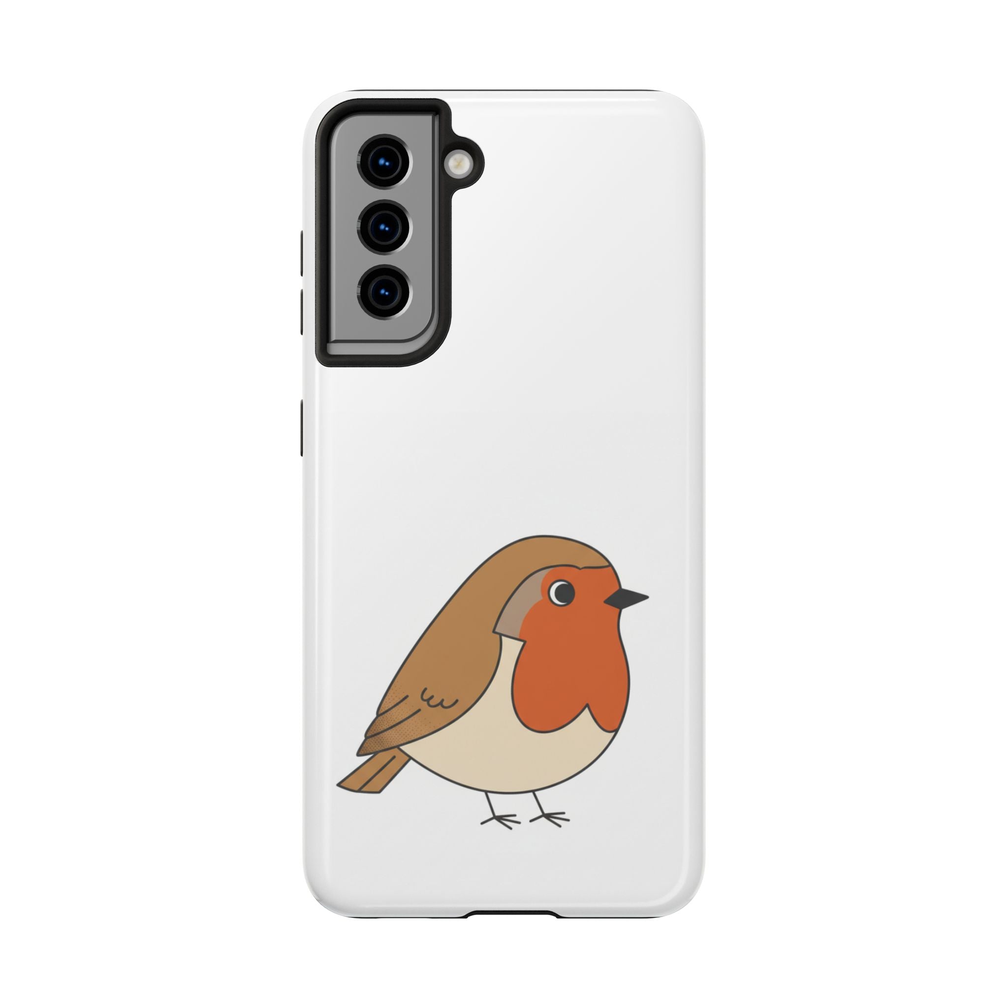 Cute Robin Tough Phone Case — Protective Bird iPhone Case