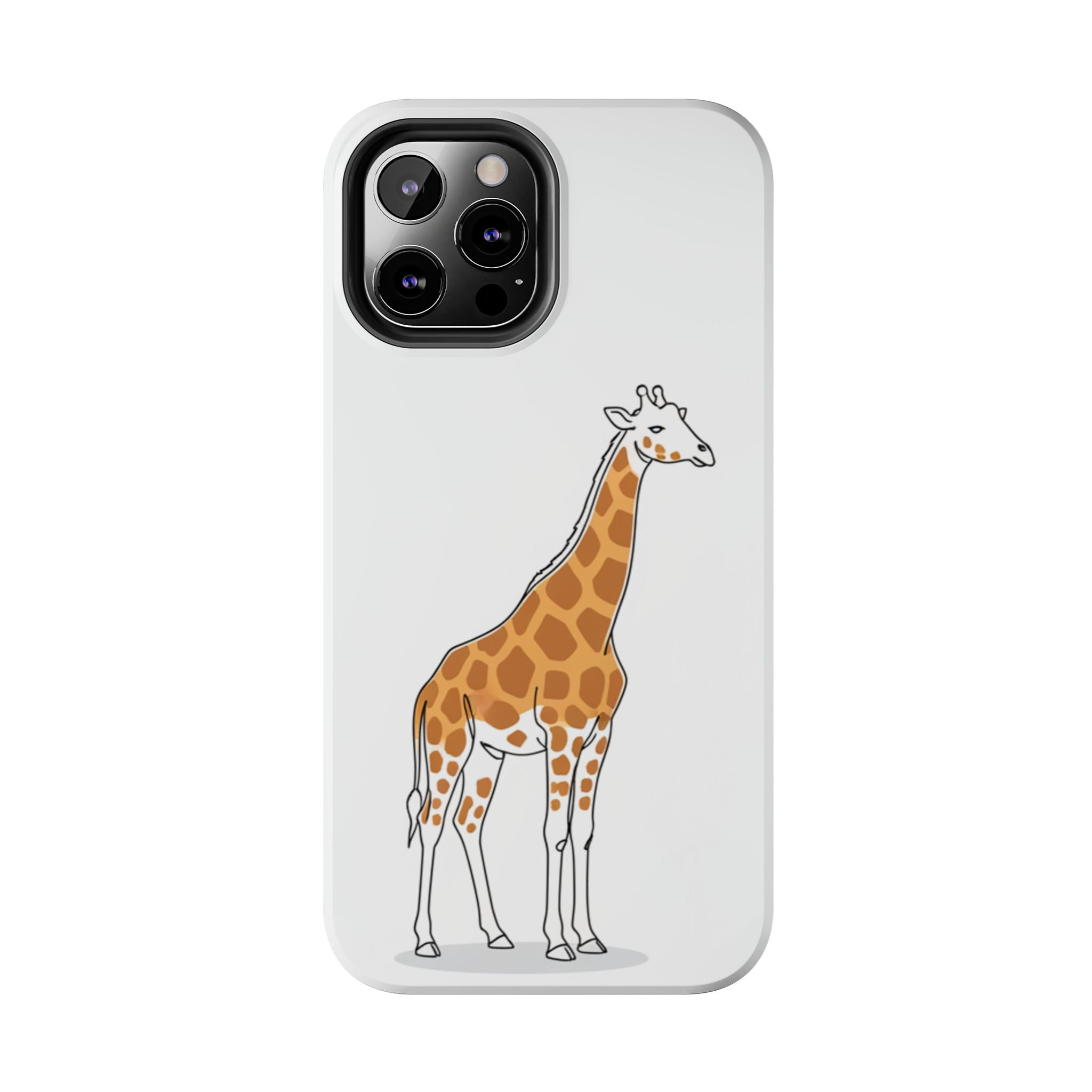 Giraffe Tough Phone Case — Cute Safari Animal Protective Cover