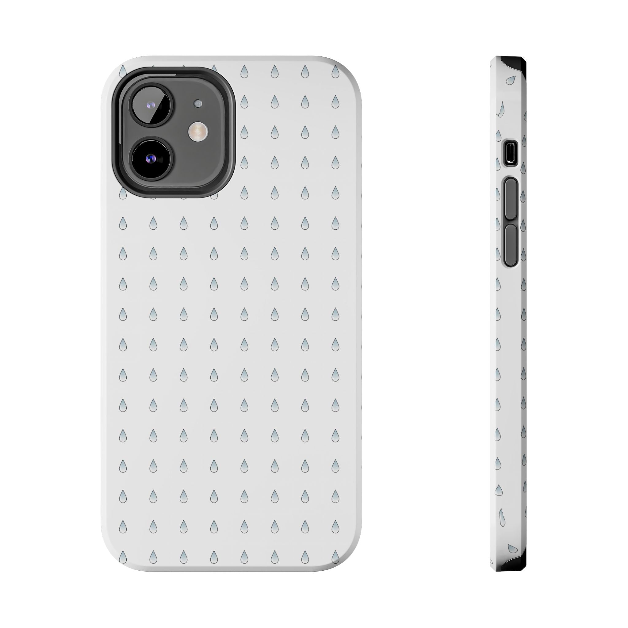 Tough Phone Case — Minimal Raindrop Protective Cover