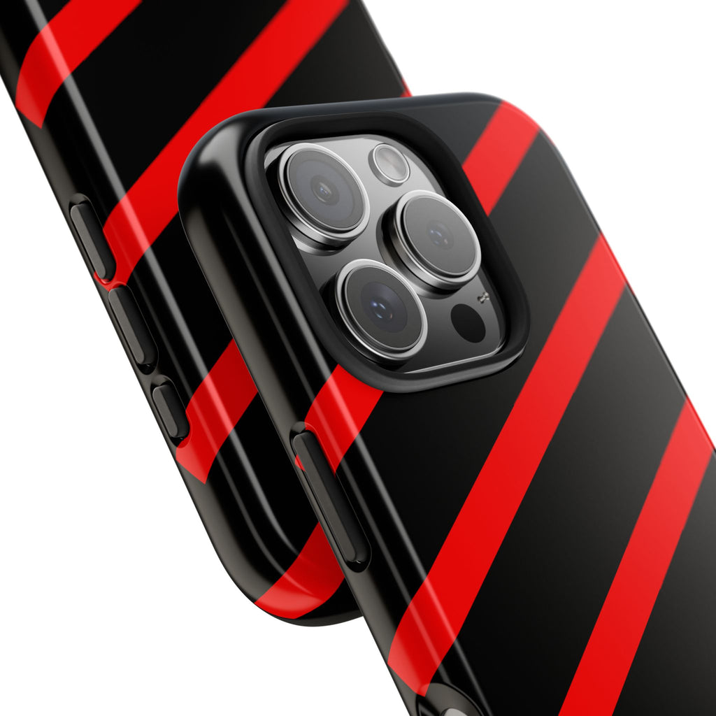 Copy of Tough Phone Case — Blue Diagonal Stripe Shockproof Cover