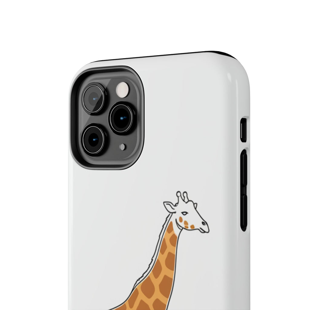 Giraffe Tough Phone Case — Cute Safari Animal Protective Cover