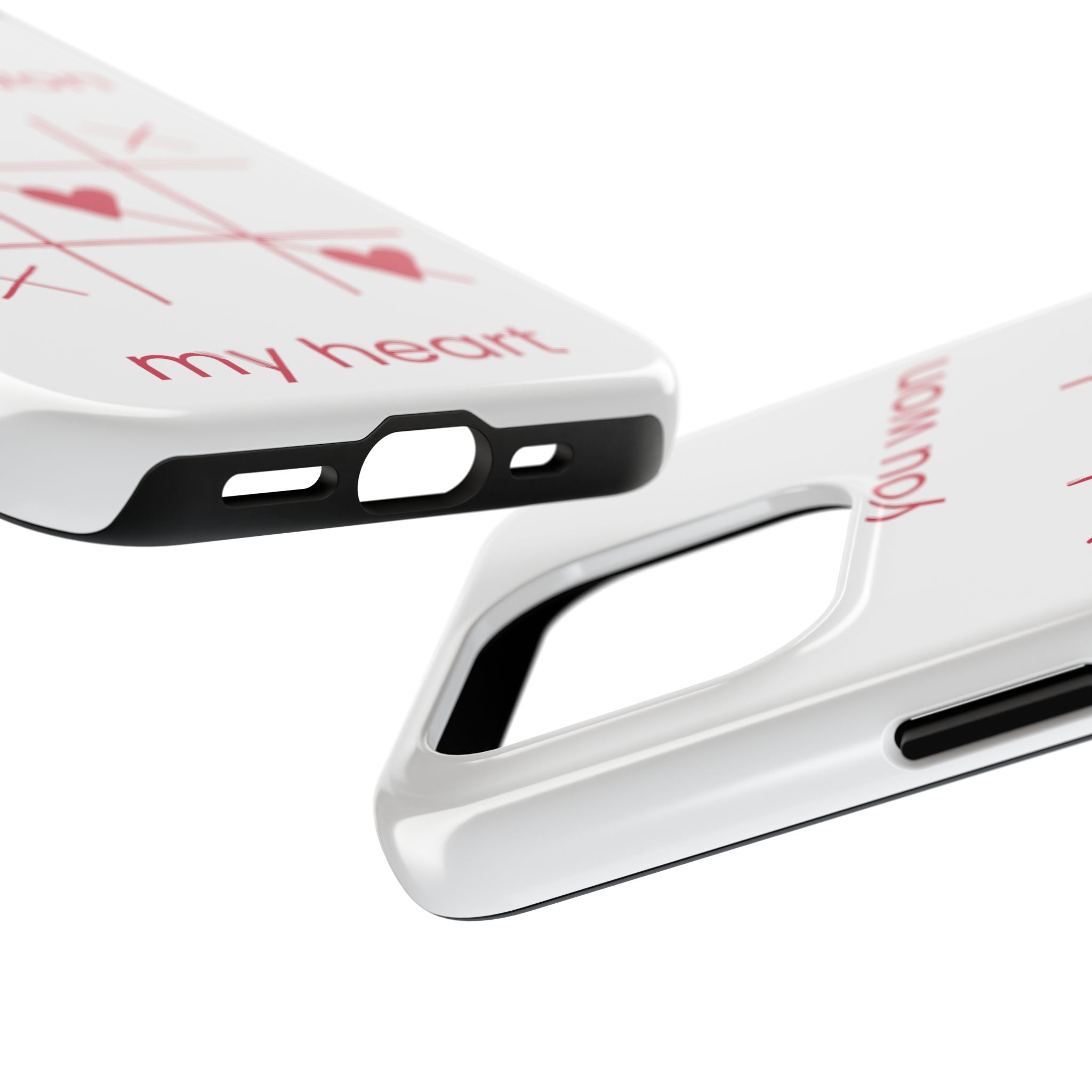 Tough Phone Case — "You Won My Heart" Tic-Tac-Toe Valentine Phone Cover