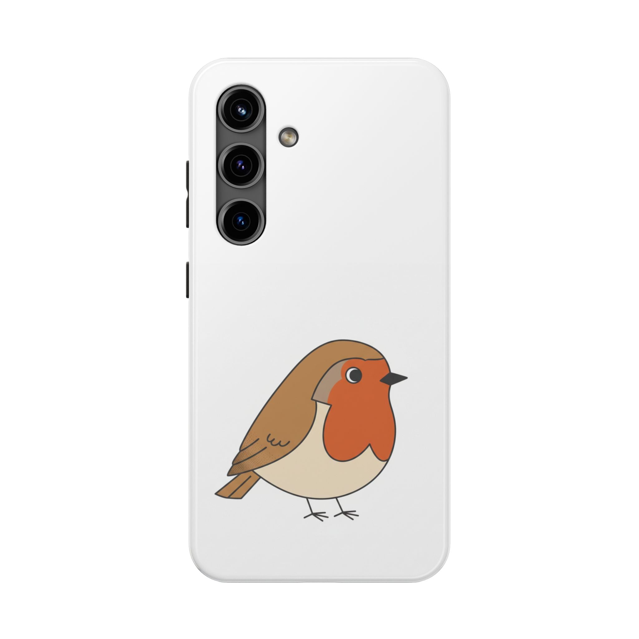 Cute Robin Tough Phone Case — Protective Bird iPhone Case