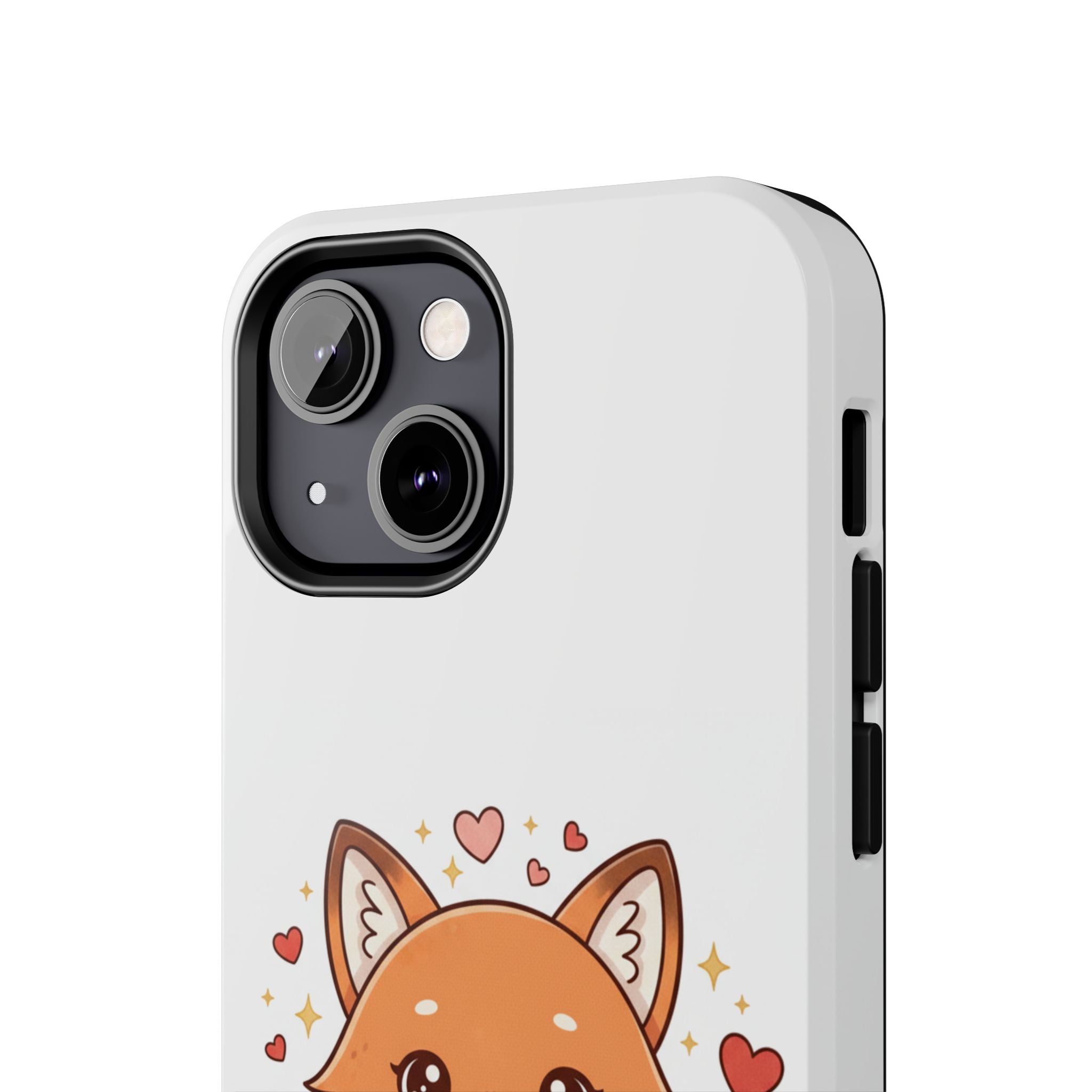 Phone Case — Cute Valentine Fox 'Be Mine' Protective Tough Case