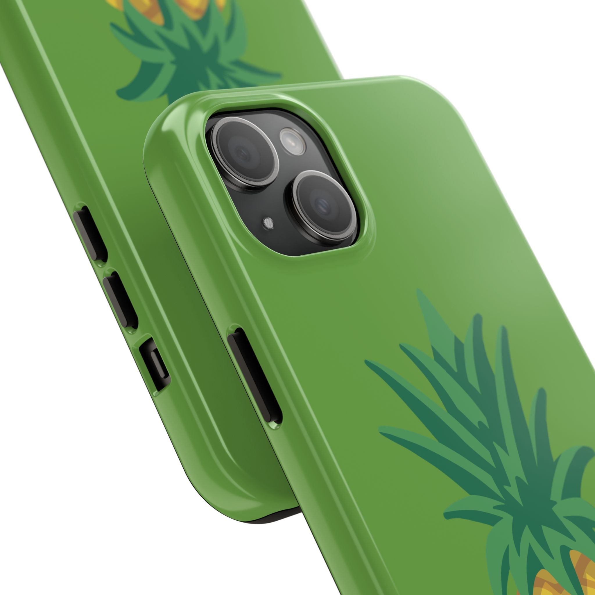 Pineapple Tough Phone Case — Tropical Green Protective Phone Cover