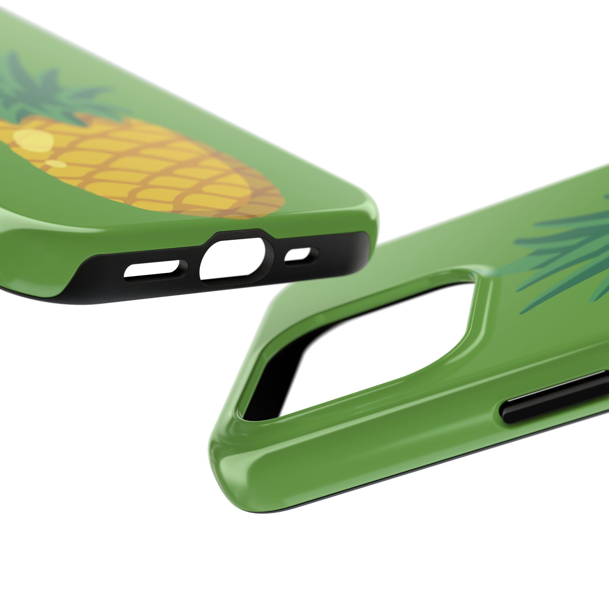 Pineapple Tough Phone Case — Tropical Green Protective Phone Cover