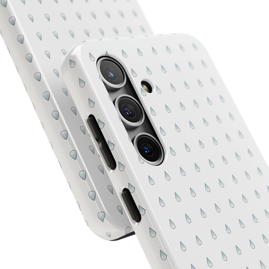 Tough Phone Case — Minimal Raindrop Protective Cover