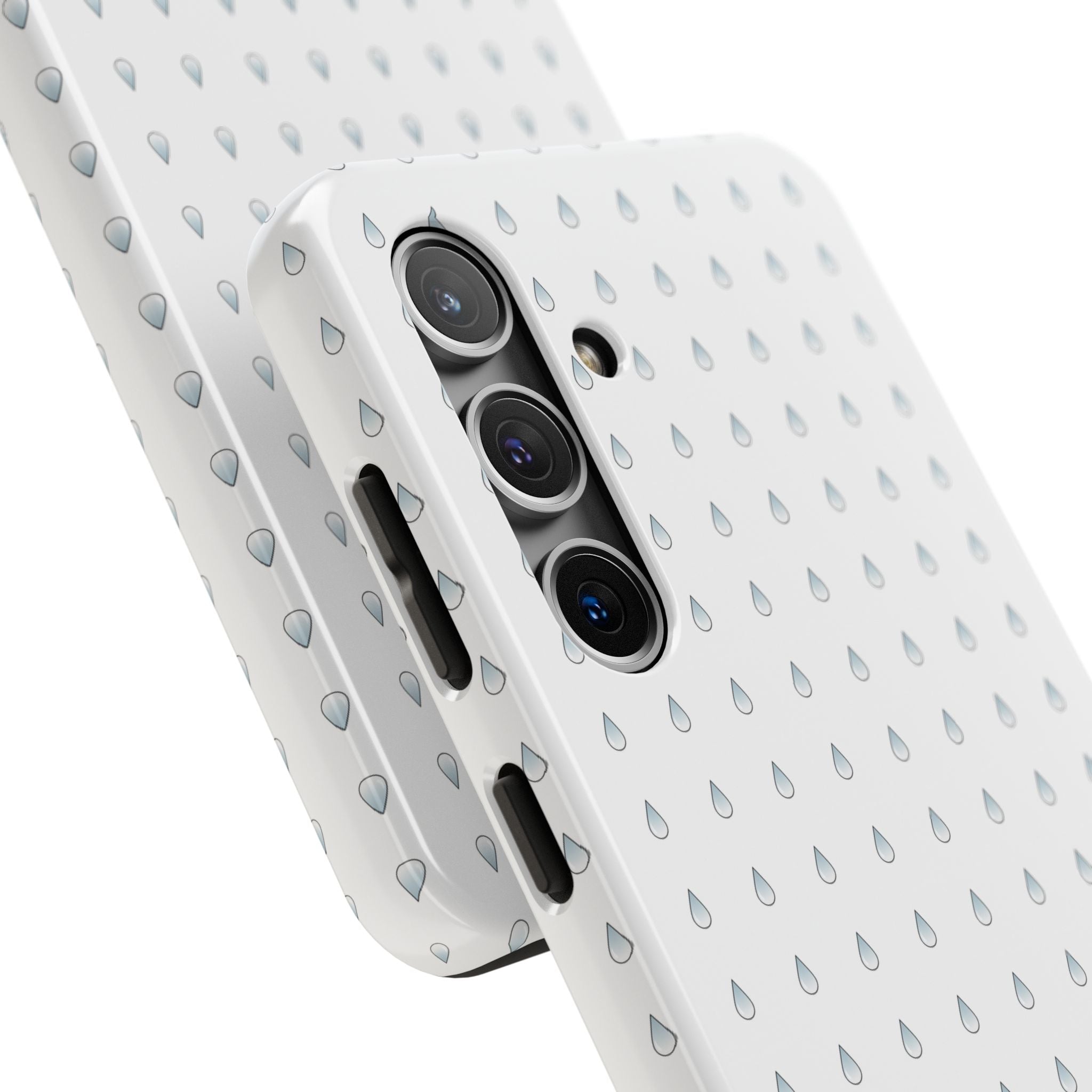 Tough Phone Case — Minimal Raindrop Protective Cover