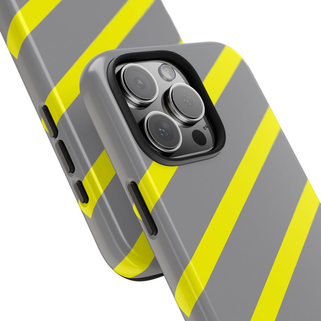 Copy of Tough Phone Case — Blue Diagonal Stripe Shockproof Cover